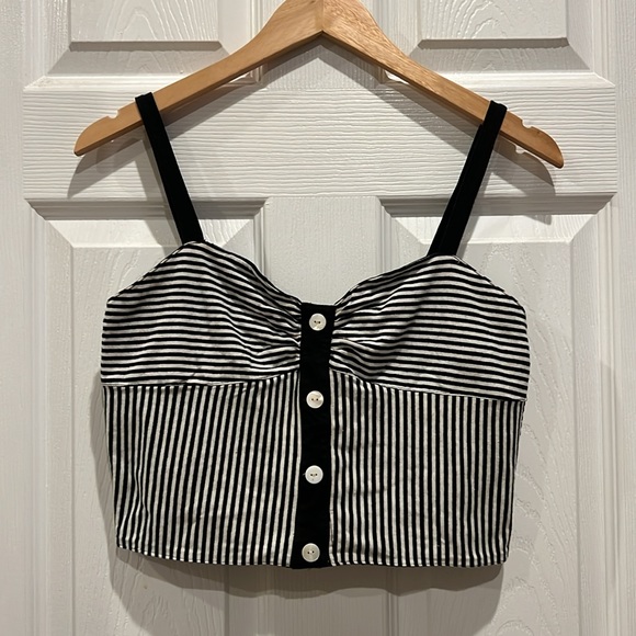 MINKPINK Cropped Striped Tank Top - Picture 8 of 8
